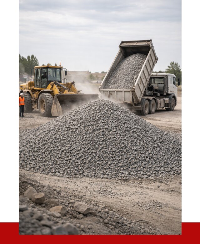 Купить щебень с доставкой в Старом Осколе от 2529 руб. | ПРОНЕРУДСрк