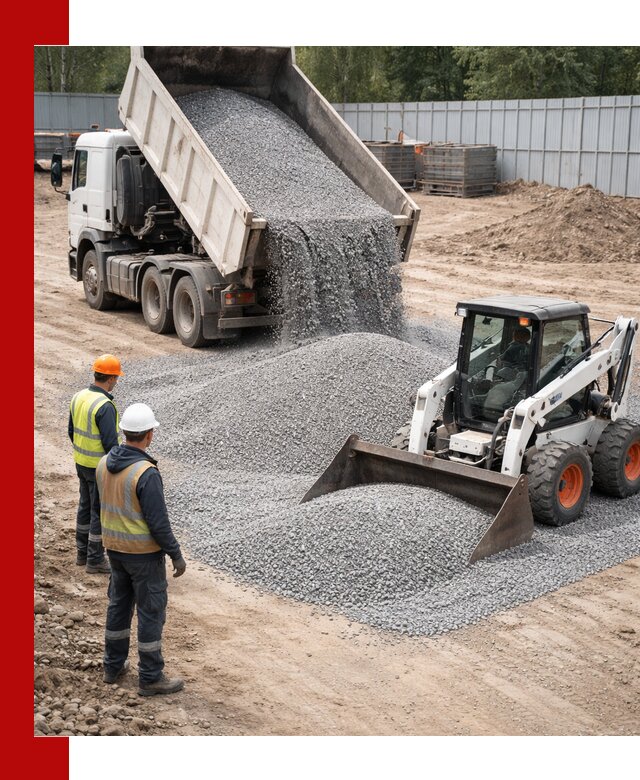 Доставка и продажа гранитного щебня фракции 0-5 в Старом Осколе