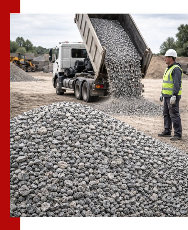 Доставка и продажа гранитного щебня фракции 5-20 в Старом Осколе