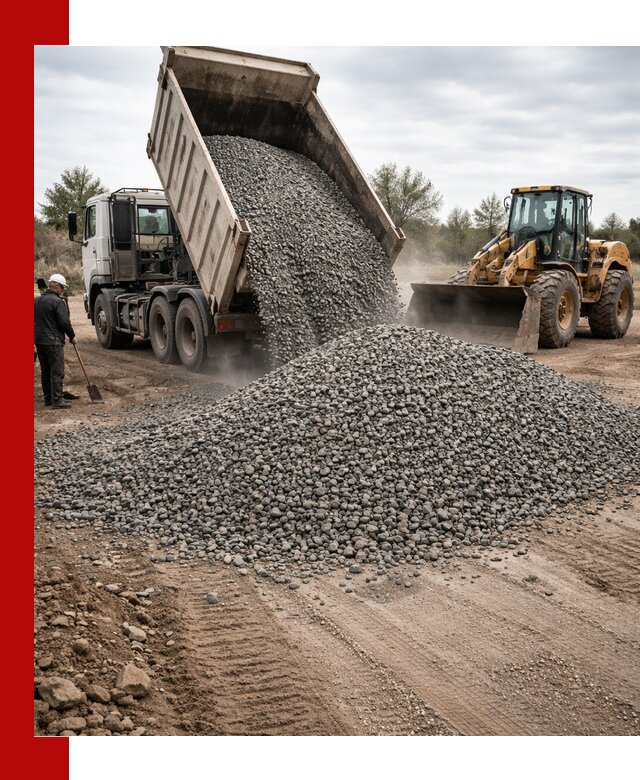 Гранитный щебень фракция 10-20 с доставкой в Старом Осколе