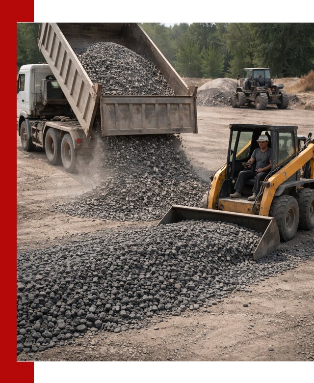 Гранитный щебень фракция 40-70 с доставкой в Старом Осколе