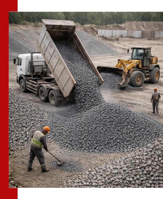 Щебень габбро-диабаз фр. 5-20 с доставкой в Старом Осколе