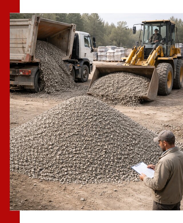 Гравийный щебень фракция 5–10 с доставкой в Старом Осколе