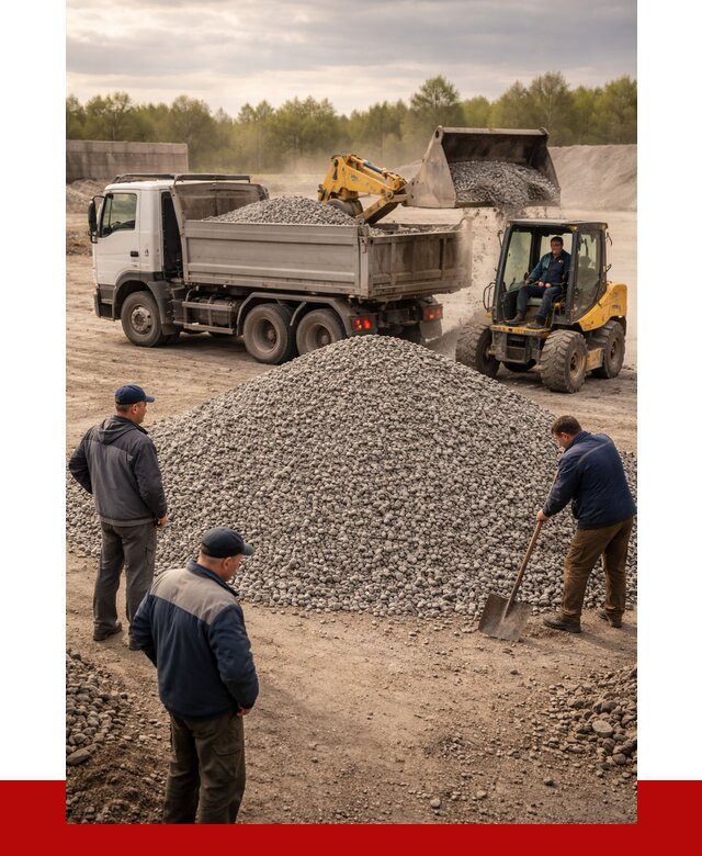 Гравийный щебень фракция 5-20 в Старом Осколе от 2428 р. ПРОНЕРУДСрк