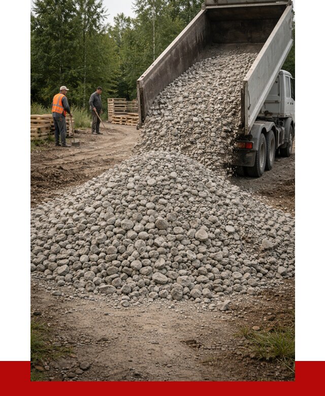 гравийный щебень фракция 70-120 в Старом Осколе от 2479 р. ПРОНЕРУДСрк