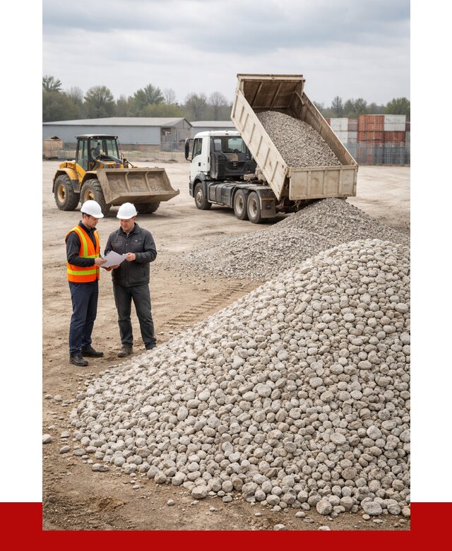 Известняковый щебень в Старом Осколе от 1416 р. доставка | ПРОНЕРУДСрк