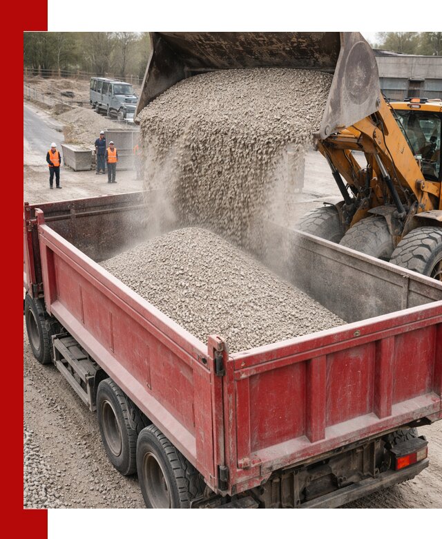 Купить известняковый щебень фракции 0-5 с доставкой в Старом Осколе