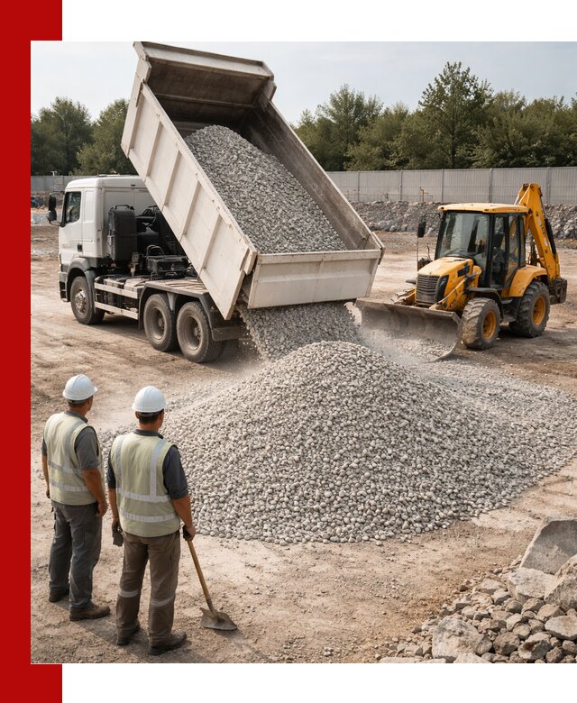 Купить известняковый щебень фракции 5–10 мм с доставкой в Старом Осколе