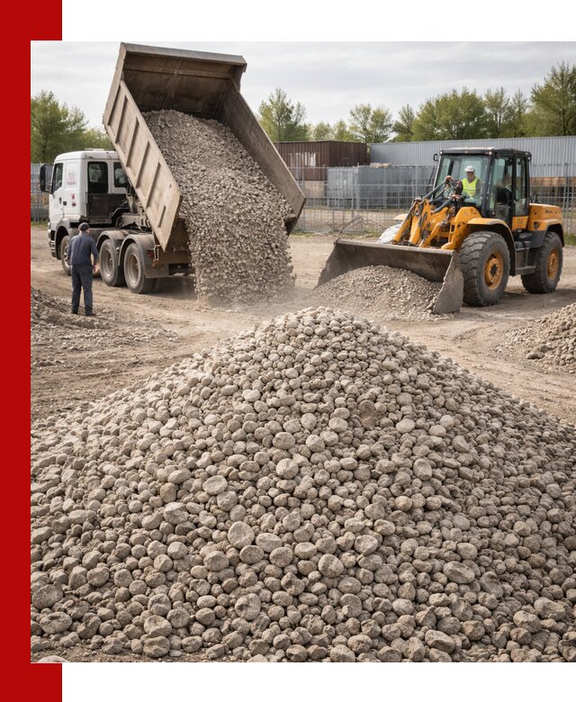 Доломитовый щебень фракции 20–41 с доставкой в Старом Осколе