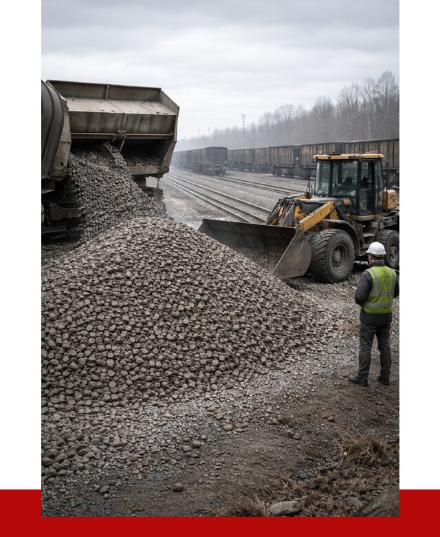 Купить железнодорожный щебень в Старом Осколе от 2833 р. | ПРОНЕРУДСрк