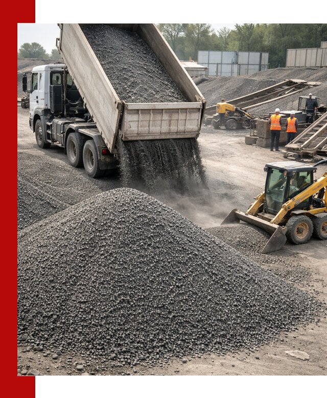 Вторичный щебень фракция 0–5 с доставкой в Старом Осколе