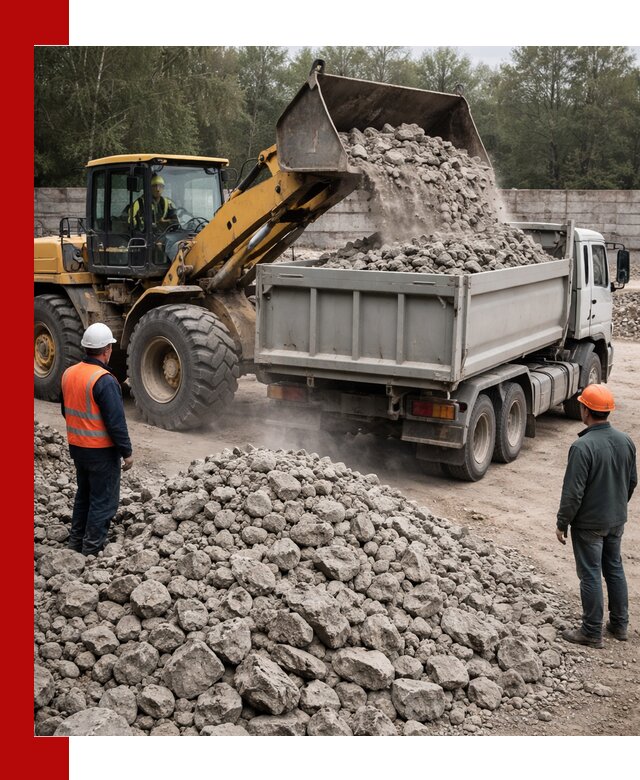 Вторичный щебень фракция 70–150 в Старом Осколе с доставкой