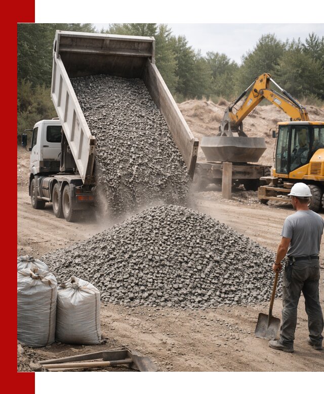 Доставка и продажа бетонного щебня в Старом Осколе
