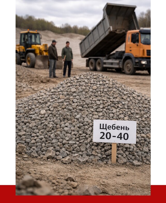 Бетонный щебень фракция 20-40 в Старом Осколе от 2479 р. | ПРОНЕРУДСрк