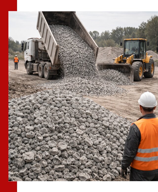 Доставка бетонного щебня фракции 20-40 в Старом Осколе