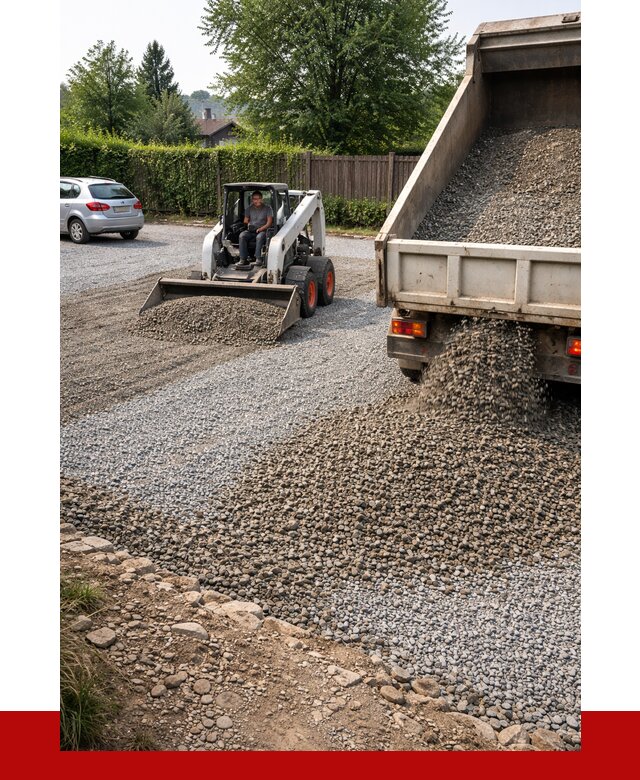 Щебень для парковки в Старом Осколе с доставкой от 1214 р.| ПРОНЕРУДСрк