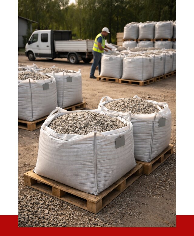 Щебень в мешках с доставкой в Старом Осколе от 4249 р. | ПРОНЕРУДСрк