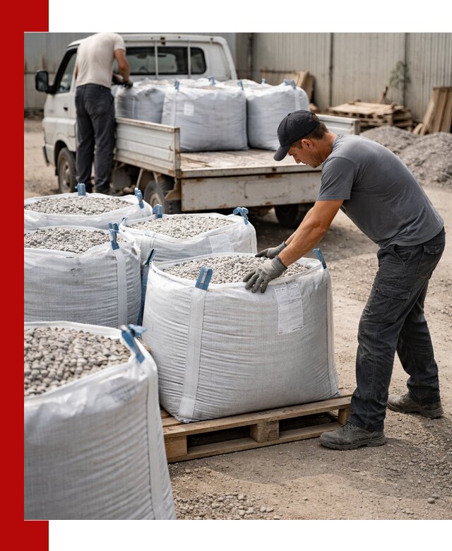 Доставка щебня в мешках по выгодным ценам в Старом Осколе