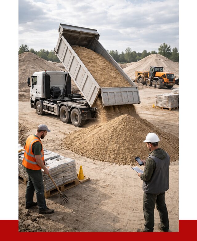 Карьерный песок с доставкой в Старом Осколе от 3642 р. ПРОНЕРУДСрк