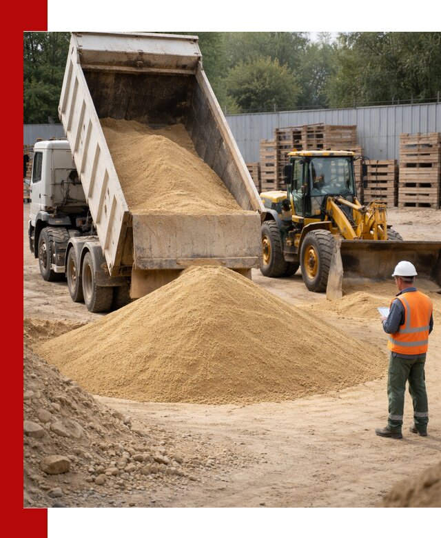 Доставка карьерного мелкозернистого песка в Старом Осколе