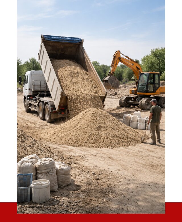 Купить речной песок в Старом Осколе от 1214 р. за куб | ПРОНЕРУДСрк