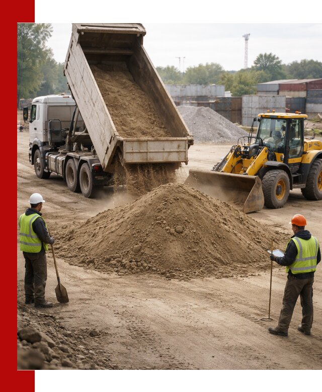 Доставка и продажа пескогрунта оптом и в розницу в Старом Осколе