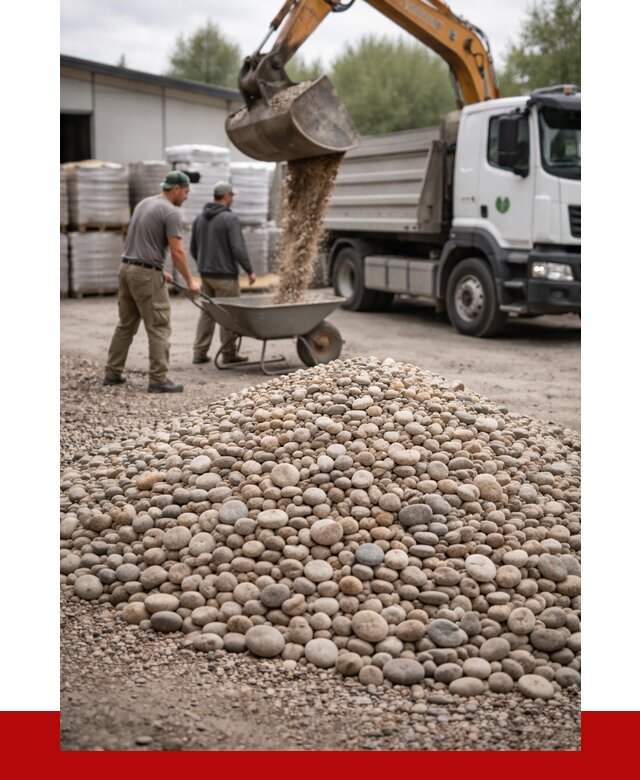 Галька декоративная в Старом Осколе от 3237 р. за куб | ПРОНЕРУДСрк