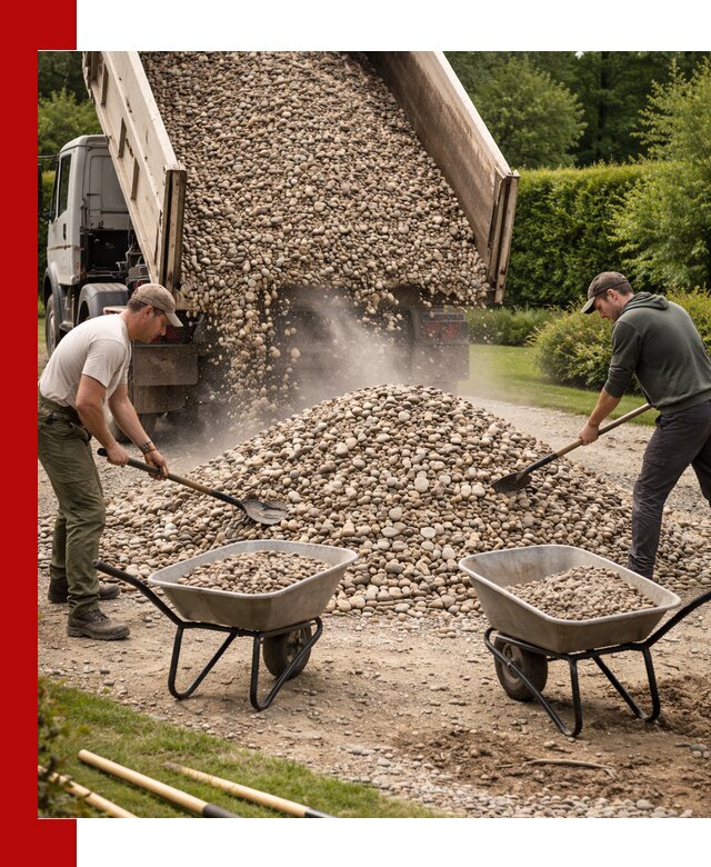 Доставка и продажа декоративной гальки в Старом Осколе