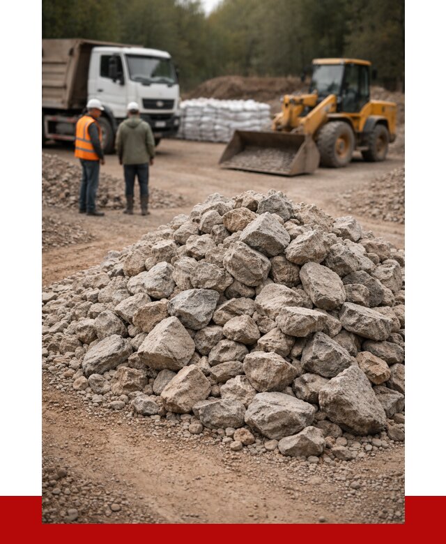 Купить бутовый камень с доставкой в Старом Осколе от 2327 р. | ПРОНЕРУДСрк