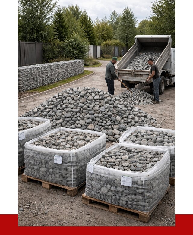 Камень для габионов в Старом Осколе от 4249 р. за куб | ПРОНЕРУДСрк