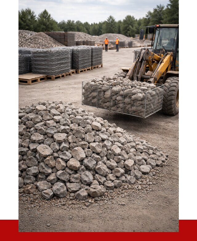 Камень для габионов фракция 70-150 в Старом Осколе от 4249 р. | ПРОНЕРУДСрк