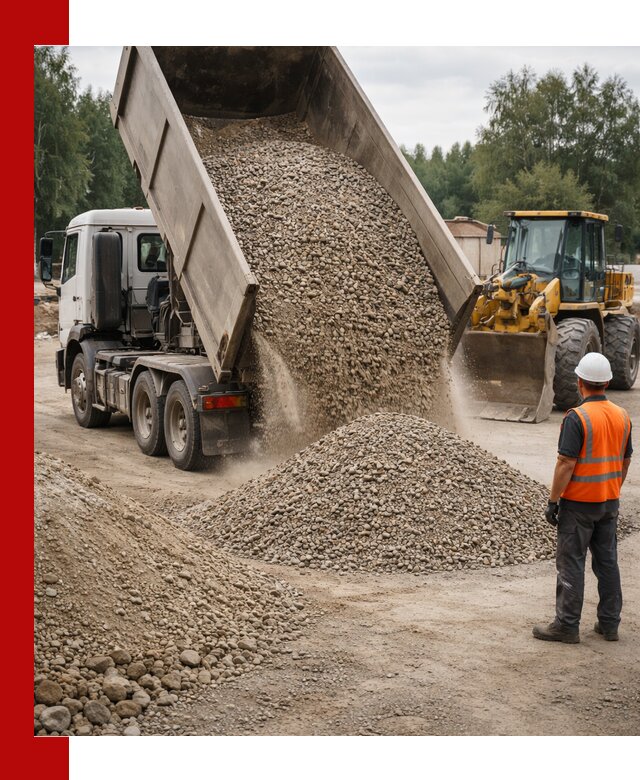 Доставка щпс в Старом Осколе — щебеночно-песчаная смесь под заборы и дорожки