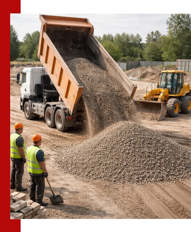 Доставка щебёночно-песчаной смеси ЩПС С7 в Старом Осколе
