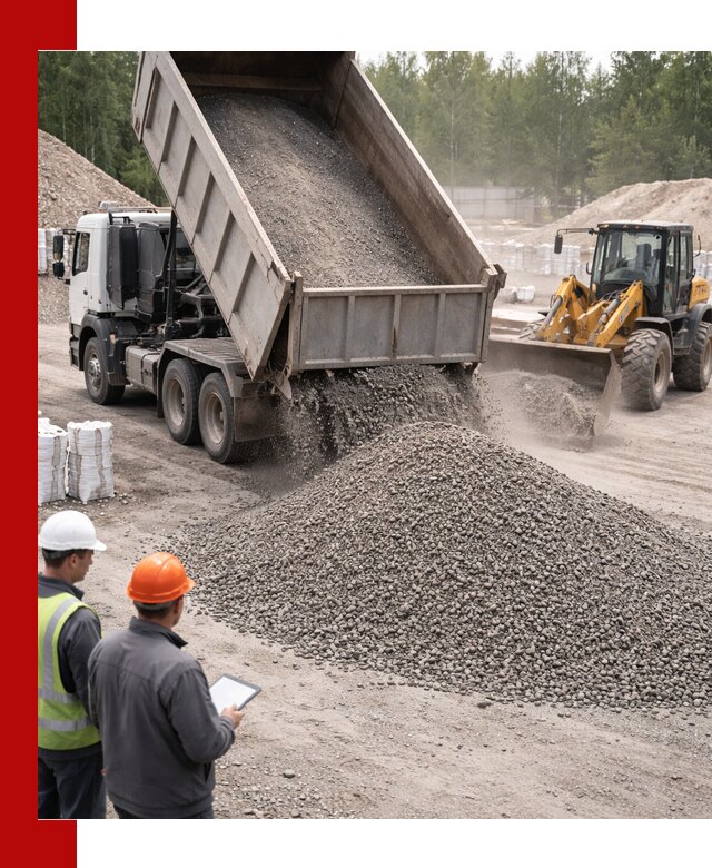 Доставка и продажа гранитного отсева 0-10 в Старом Осколе