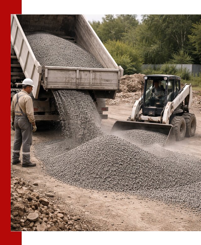 Доставка гравийного отсева 0-5 в Старом Осколе оптом и в розницу