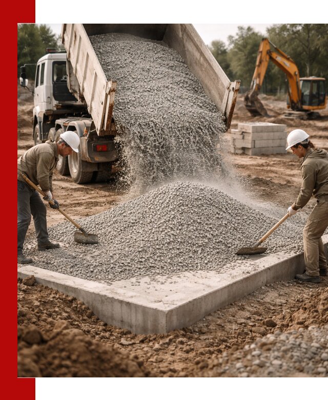 Доставка и продажа отсева для бетона в Старом Осколе