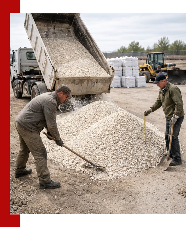Мраморная крошка с доставкой и разгрузкой в Старом Осколе