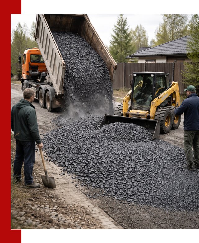 Крошка габбро с доставкой в Старом Осколе для строительных работ