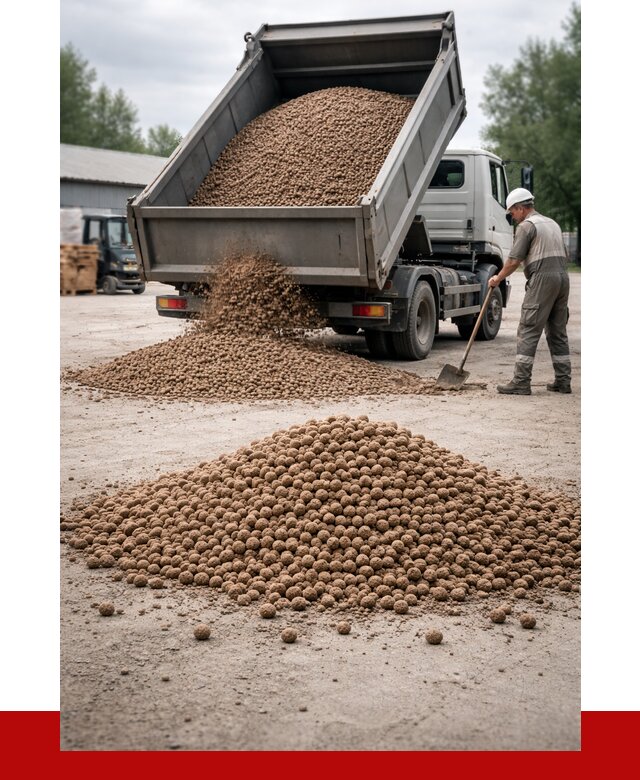 Керамзит с доставкой в Старом Осколе от 4249 р. за м3 | ПРОНЕРУДСрк