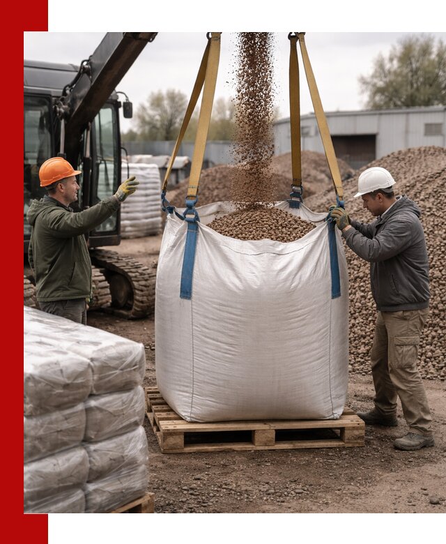 Керамзит в биг-бегах с доставкой в Старом Осколе
