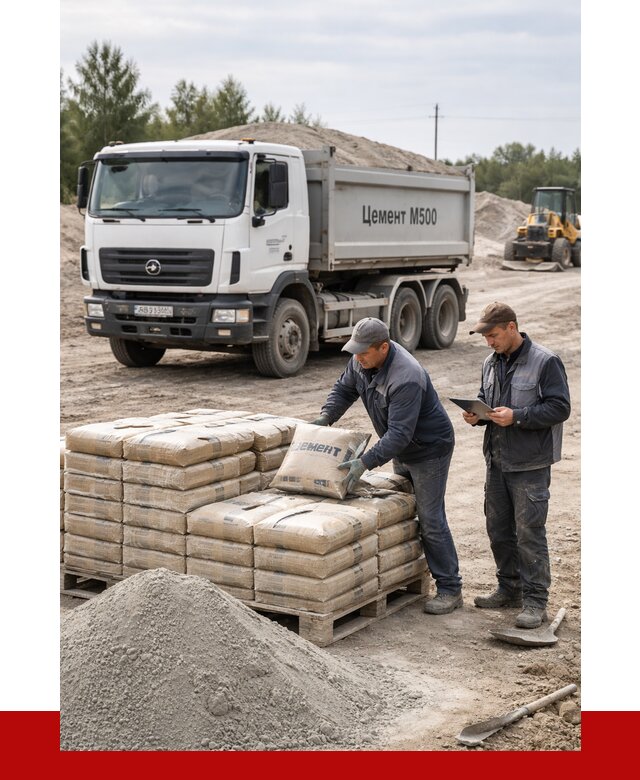Купить цемент м500 с доставкой в Старом Осколе от 5261 р. | ПРОНЕРУДСрк