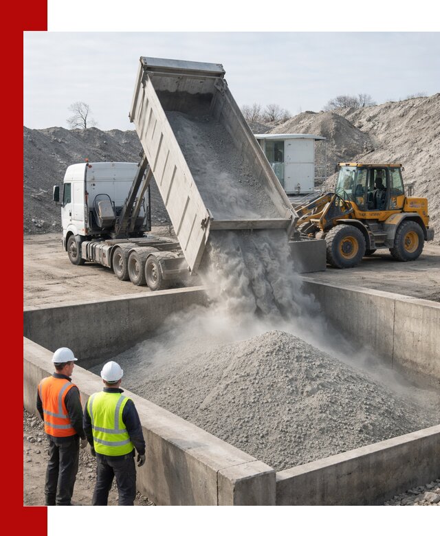 Доставка цемента навалом в Старом Осколе крупными партиями