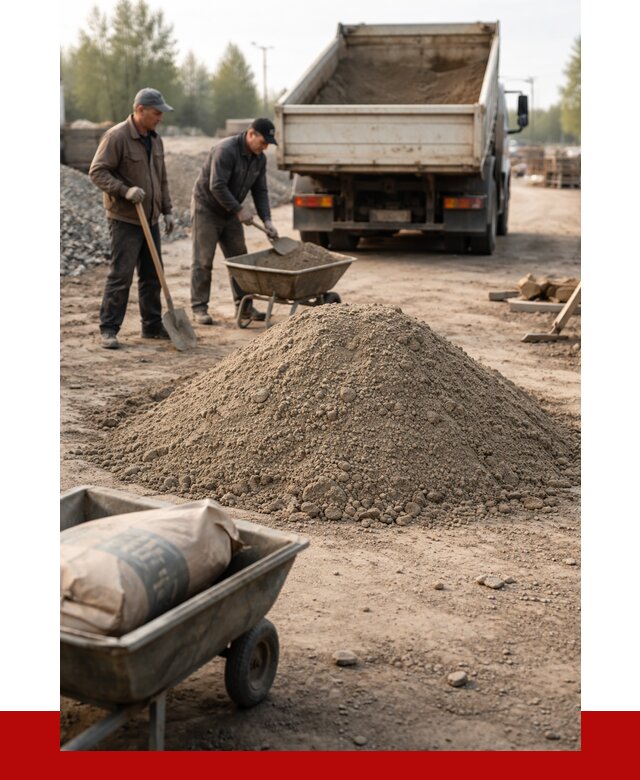 Цементно-песчаная смесь М150 в Старом Осколе от 4755 р. | ПРОНЕРУДСрк