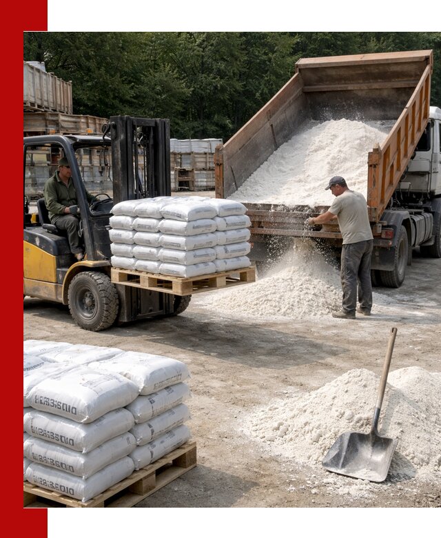 Доставка строительной извести оптом и в розницу в Старом Осколе