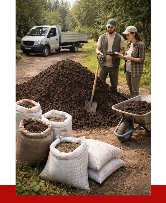 Купить грунт с доставкой в Старом Осколе от 4553 р. за м3 | ПРОНЕРУДСрк