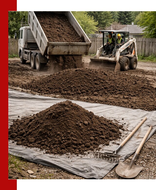 Грунт для отсыпки участка с доставкой в Старом Осколе