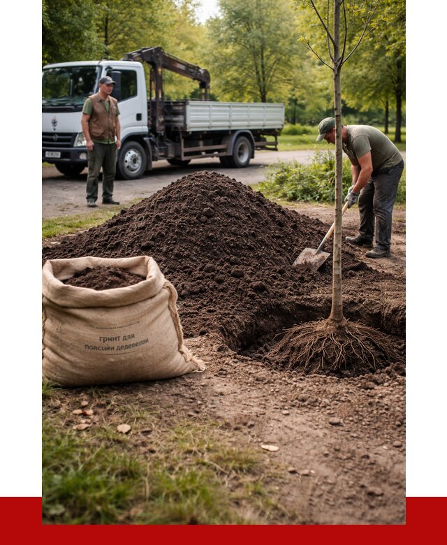 Грунт для посадки деревьев в Старом Осколе от 1214 р. | ПРОНЕРУДСрк