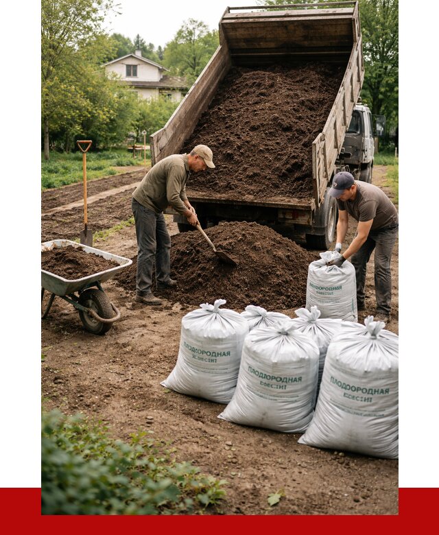 Плодородная смесь в Старом Осколе от 4249 р./куб с доставкой | ПРОНЕРУДСрк