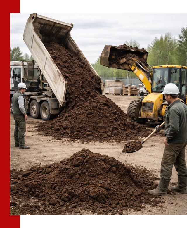 Доставка торфа оптом и в мешках в Старом Осколе