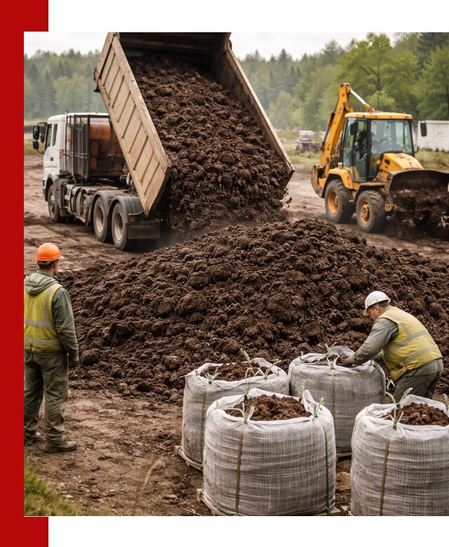 Доставка нейтрального торфа в Старом Осколе оптом и в розницу